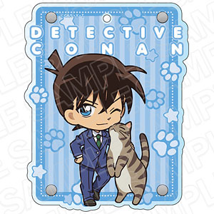 名探偵コナン アクリルダイカットパスケース 工藤新一 デフォルメねこ ver.2