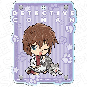 名探偵コナン アクリルダイカットパスケース 灰原哀 デフォルメねこ ver.2