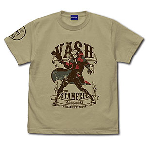 TRIGUN STAMPEDE ピースブリンガーTシャツ/LIGHT GRAY-XL[コスパ