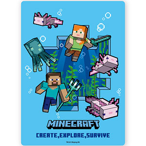 マインクラフト B5キャラパネル 集合D