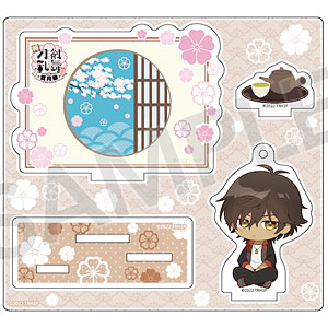 特『刀剣乱舞-花丸-』～雪月華～ 背景付きスタンドアクリルキーホルダー 大倶利伽羅