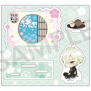 特『刀剣乱舞-花丸-』～雪月華～ 背景付きスタンドアクリルキーホルダー 膝丸