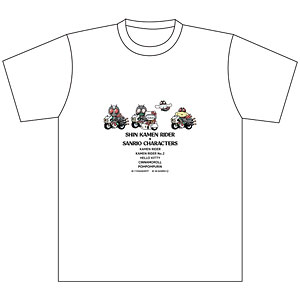 シン仮面ライダー×サンリオキャラクターズ Tシャツ Mサイズ