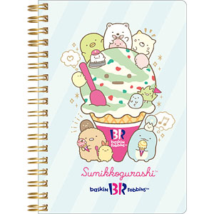 NY35102 すみっコぐらし×サーティワンアイスクリーム B6SPノート