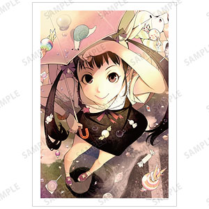 漫画『化物語』 八九寺真宵 2巻表紙イラスト A3マット加工ポスター