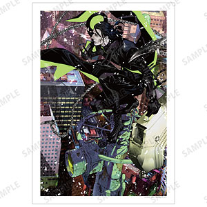 漫画『化物語』 ギロチンカッター 12巻表紙イラスト A3マット加工ポスター