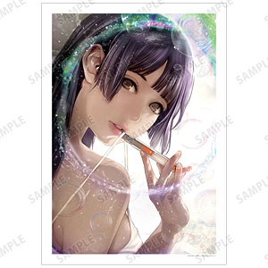 漫画『化物語』 戦場ヶ原ひたぎ 15巻表紙イラスト A3マット加工ポスター