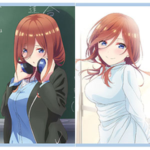 映画「五等分の花嫁」 描き下ろしクリアファイル4枚セット 中野三玖