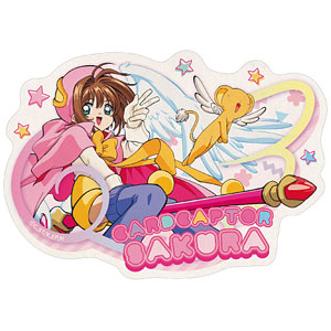 カードキャプターさくら トラベルステッカー (3)木之本桜(フライ)