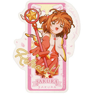 カードキャプターさくら トラベルステッカー (4)木之本桜(チアリーディング部)