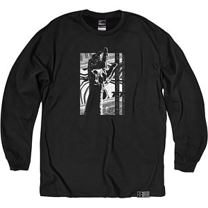 「進撃の巨人」 The Final SeasonモチーフロンTシャツ 1(エレンの手) ブラック L