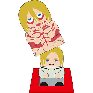 進撃の巨人」 The Final Season張り子人形 エレン/エレン巨人[AIR