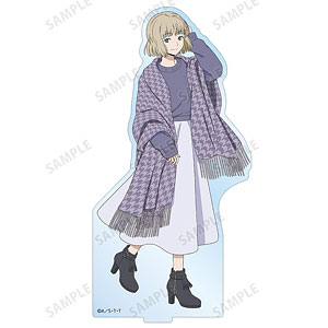 TVアニメ「ワールドトリガー」 描き下ろしイラスト 那須玲 千鳥格子柄ver. BIGアクリルスタンド