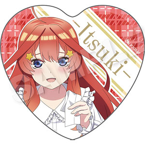 映画 五等分の花嫁 ハート型缶バッジ 中野二乃 ランチデートver