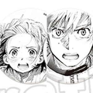 蛇崩遊大 「メダリスト トレーディングモノクロイラスト缶バッジ」