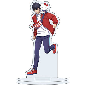 キャラアクリルフィギュア「TVアニメ『ブルーロック』×サンリオキャラクターズ」01/潔世一×ハローキティ(描き下ろしイラスト)