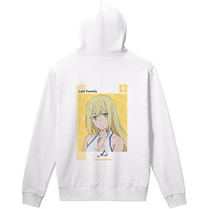ダンジョンに出会いを求めるのは間違っているだろうかIV アイズ バックプリントパーカー レディース XL