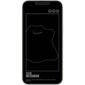 ポケットモンスター iPhone 14/13/13 Pro 対応 ガラススクリーンプロテクター メタモン