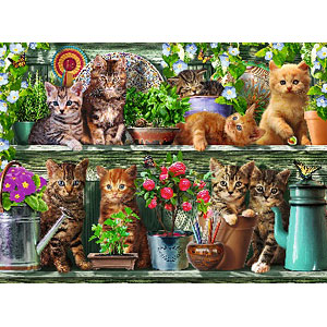 ジグソーパズル Ravensburger パズル ネコシリーズ ニットな子猫