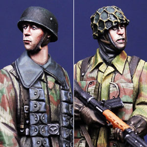 1/35 WWII ドイツ G43(Gew43)半自動小銃を持つ降下猟兵 アルデンヌ1944
