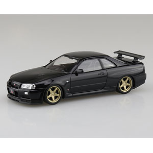 ザ・スナップキット No.11-SP2 ニッサン R34スカイラインGT-R カスタムホイール(ブラックパール) プラモデル