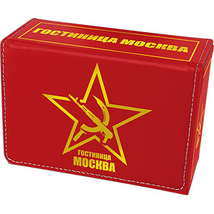 合皮製デッキケースW BLACK LAGOON「ホテルモスクワ」