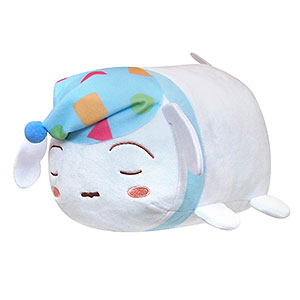 クレヨンしんちゃん ぽてコロマスコットMsize-おそろいパジャマ- F：パジャマシロ(すやすやVer.)