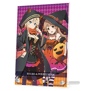 劇場版 ハイスクール・フリート 描き下ろしイラスト 納沙幸子＆ヴィルヘルミーナ ハロウィンver. A5アクリルパネル