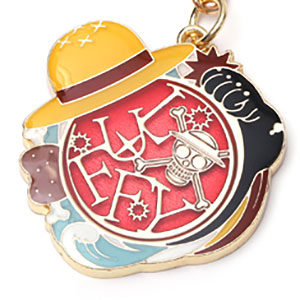 ONE PIECE シンボルモチーフキーホルダー ルフィ