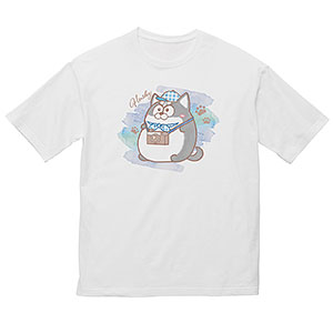 松犬 ハスキー Ani-Art aqua label BIGシルエットTシャツ ユニセックス L