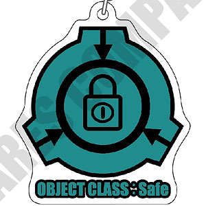 SCP アクリルキーホルダー オブジェクトクラスアイコン Safe