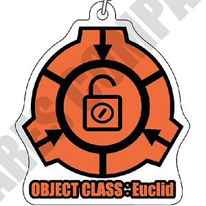 SCP アクリルキーホルダー オブジェクトクラスアイコン Euclid