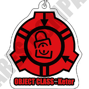 SCP アクリルキーホルダー オブジェクトクラスアイコン Keter