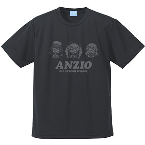 ガールズ＆パンツァー 最終章 アンツィオ高校 ドライTシャツ/GUNMETAL-L