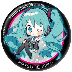 初音ミク Happy 16th Birthday Dear Creators ぷにぷに缶バッジ 初音
