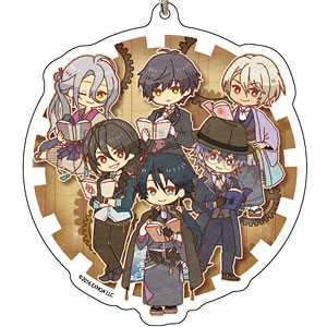 デカアクリルキーホルダー「文豪とアルケミスト」01/集合デザインA(レトロアートイラスト)
