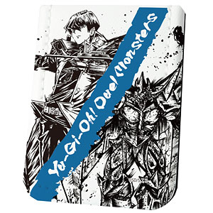 レザーフセンブック「遊☆戯☆王デュエルモンスターズ」32/海馬瀬人＆オベリスクの巨神兵(墨絵イラスト)