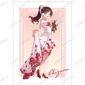 TVアニメ『彼女、お借りします』 描き下ろしイラスト 水原千鶴 花びらドレスver. A3マット加工ポスター