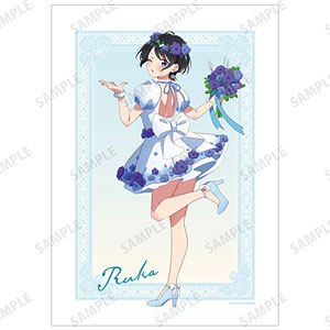 TVアニメ『彼女、お借りします』 描き下ろしイラスト 更科瑠夏 花びらドレスver. A3マット加工ポスター