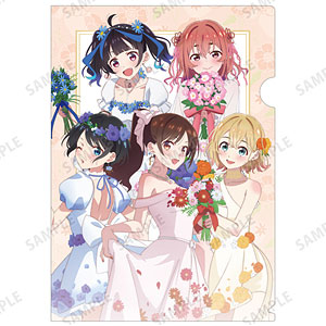 彼女お借りします 花びらドレス かのかり クリアファイル 全種セット TVアニメ『彼女、お借りします』 - 描き下ろしイラスト 集合