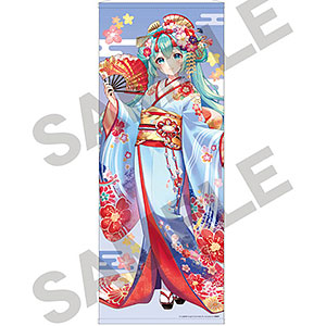 初音ミク 等身大タペストリー パンの街 はんなり京都[クラックス