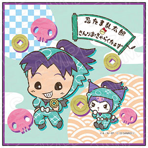忍たま乱太郎×サンリオキャラクターズ ミニタオル 善法寺伊作×けろ