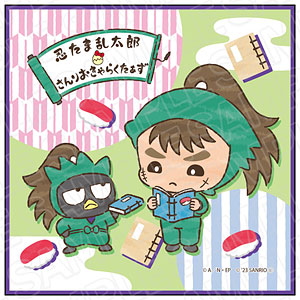 忍たま乱太郎×サンリオキャラクターズ ミニタオル 善法寺伊作×けろ