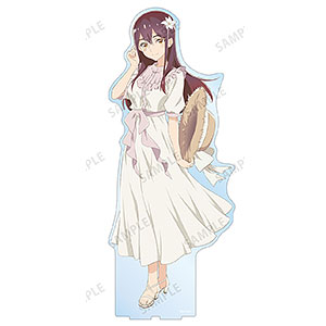 TVアニメ「私の百合はお仕事です！」 描き下ろしイラスト 美月 白いワンピースver. 特大アクリルスタンド