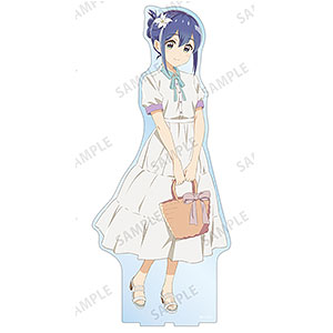 TVアニメ「私の百合はお仕事です！」 描き下ろしイラスト 果乃子 白いワンピースver. 特大アクリルスタンド