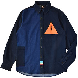 ゆるキャン△ テントポケットデニムシャツ M