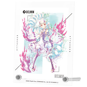 #コンパス 戦闘摂理解析システム デビルミント鬼龍デルミン Ani-Art aqua label A6アクリルパネル