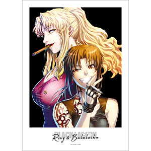 BLACK LAGOON バラライカ＆張 A3マット加工ポスター[アルマ
