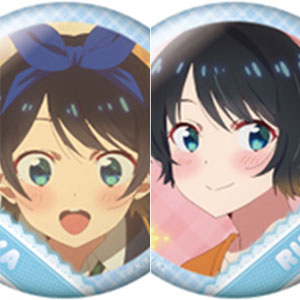 彼女お借りします　アニメ2期イベント缶バッジ　桜沢墨　2種×40個 TVアニメ『彼女、お借りします』 桜沢 墨 缶バッジセット