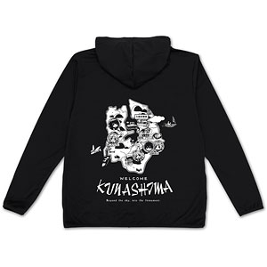 蒼の彼方のフォーリズム 久奈島のお土産風 薄手ドライパーカー/BLACK-XL